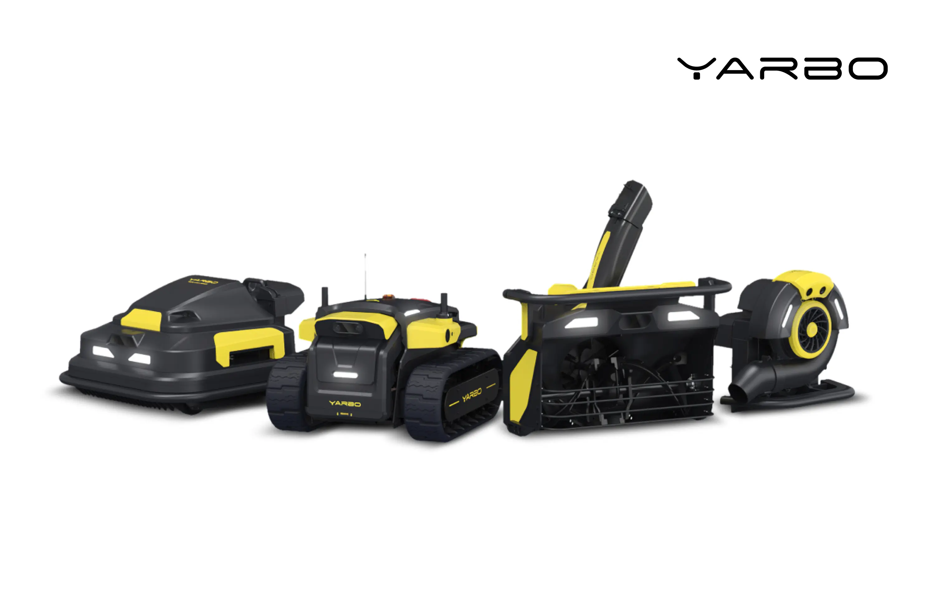 4-in-1 Yard Robot angle 2