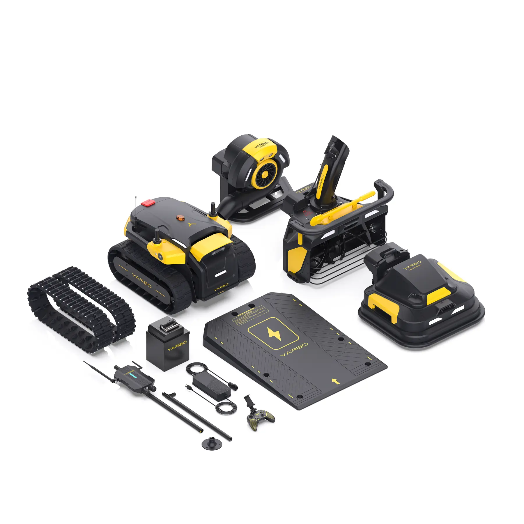 4-in-1 Yard Robot angle 3